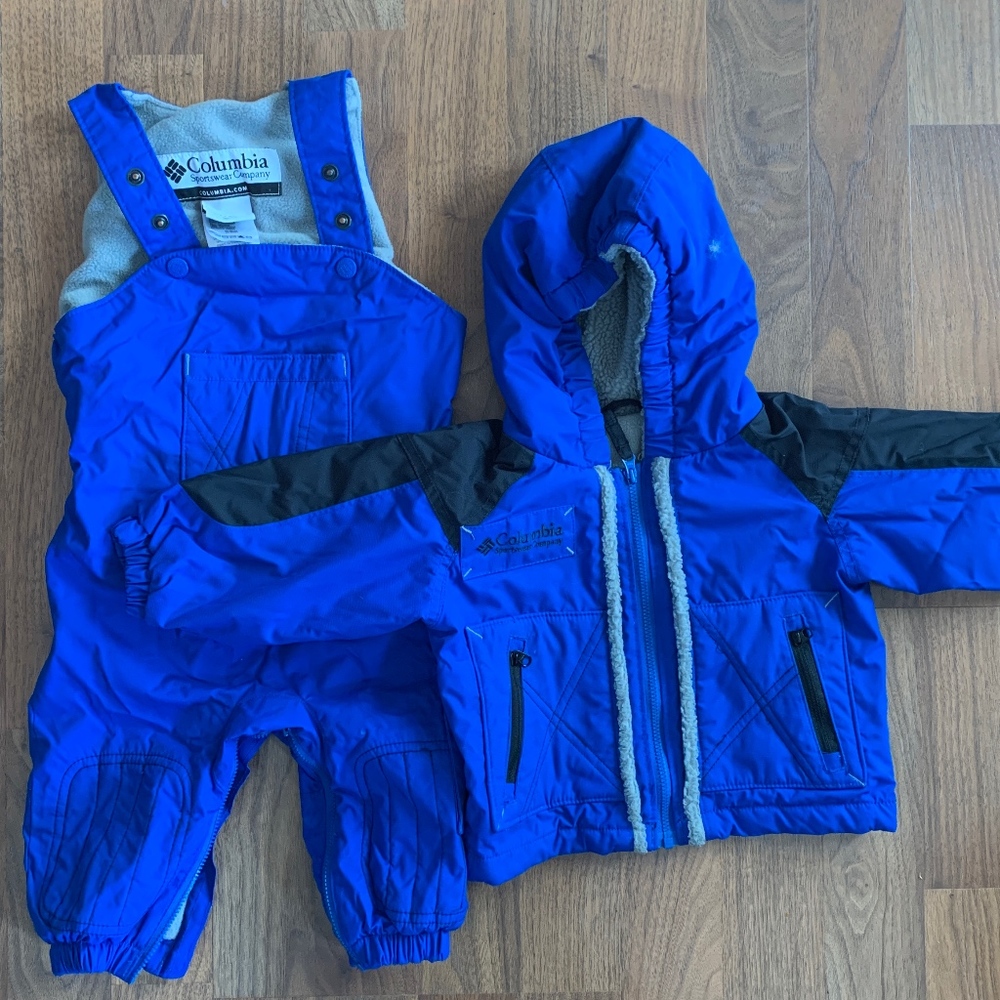 Columbia Winter Coat and Snow Pants 12mo.